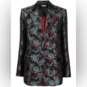 Zadig & Voltaire women’s Vegy Jacquard Blazer Size 34 NWT MSRP $780